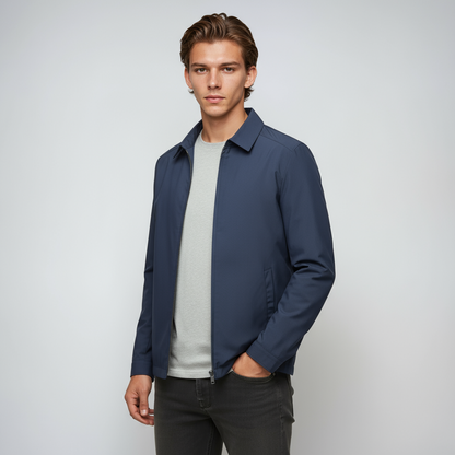 IAN – Casual heren tussenjas met ritssluiting - Glamorix
