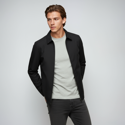 IAN – Casual heren tussenjas met ritssluiting - Glamorix