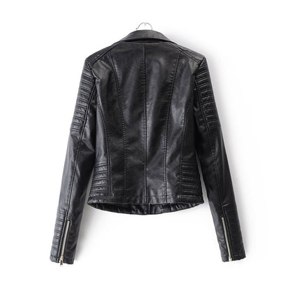 KRISTI - Chaqueta de moto de cuero para mujeres - Glamorix