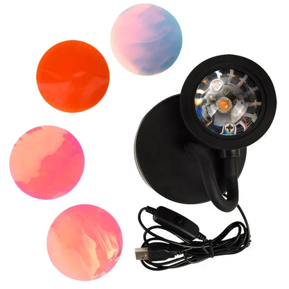 GlowSphere – Sunset Lamp met 4 Kleuren