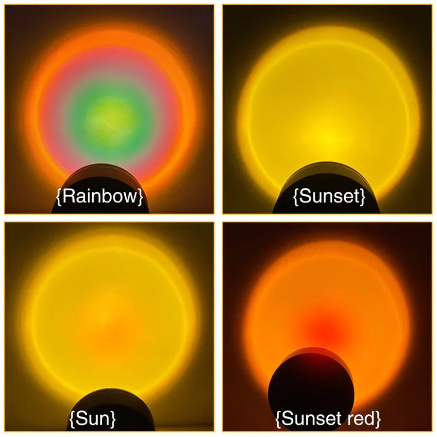 GlowSphere – Sunset Lamp met 4 Kleuren