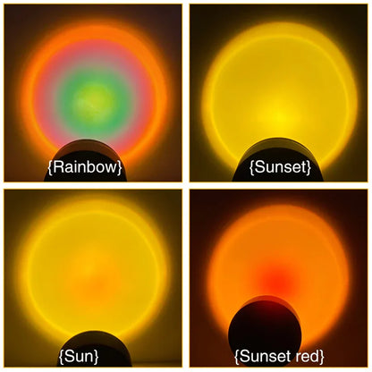 GlowSphere – Sunset Lamp met 4 Kleuren