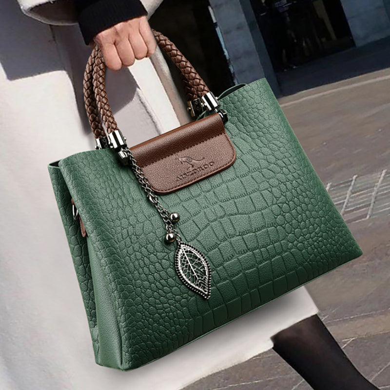 Luxe leren handtas voor dames – Bellucia EliteTote - Glamorix