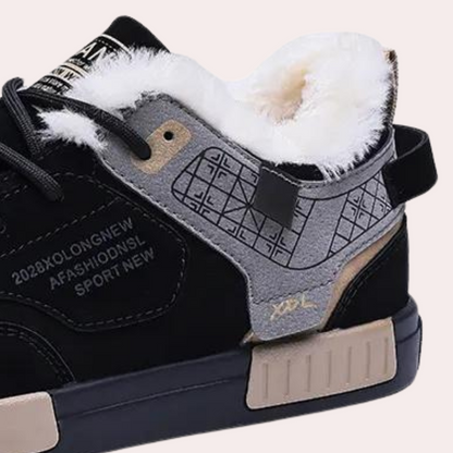 Warme heren wintersneakers met pluche voering – STRAVEN FrostStep - Glamorix