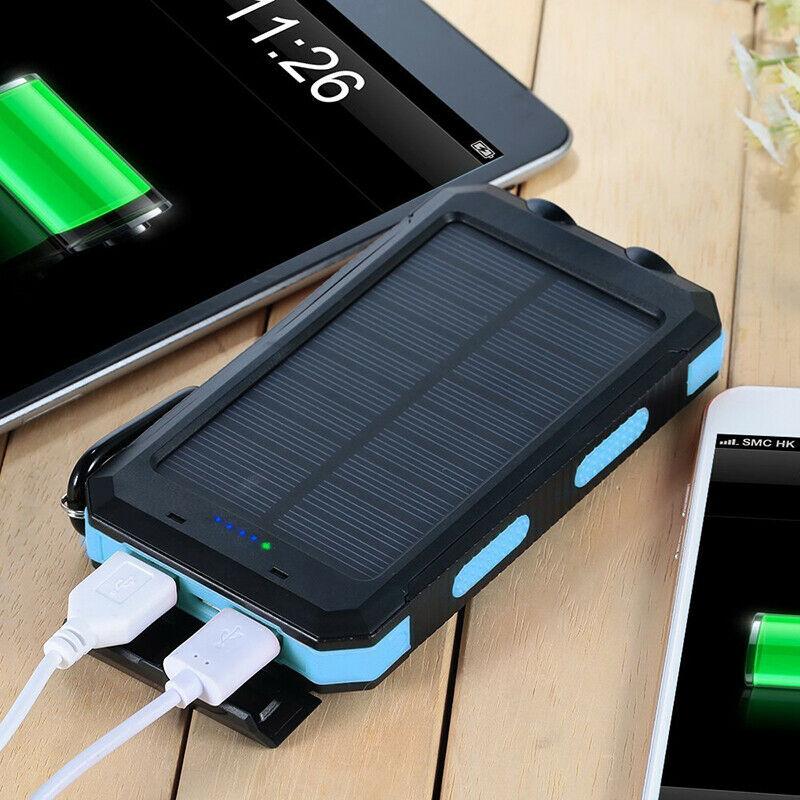 Zonne-energie powerbank met 500.000 mAh en dubbele USB – SOLIX SURVIVOR - Glamorix