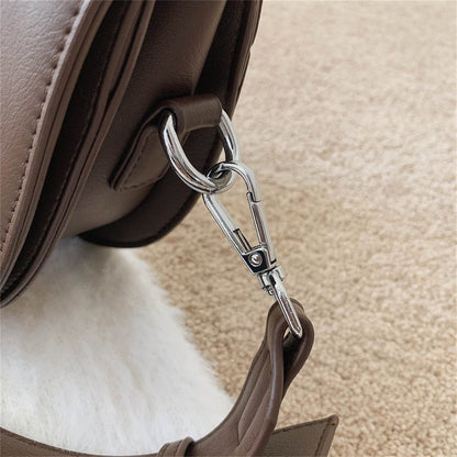 Stijlvolle saddle crossbody tas voor dames – Solea Saddle - Glamorix
