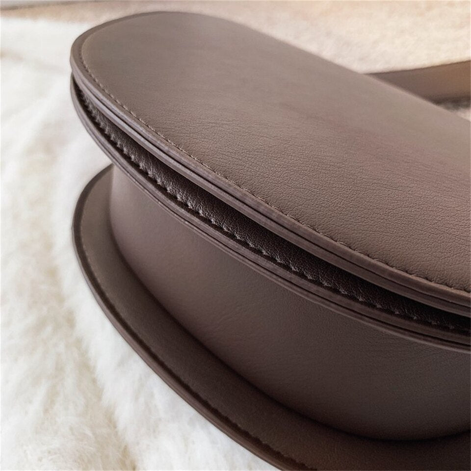 Stijlvolle saddle crossbody tas voor dames – Solea Saddle - Glamorix