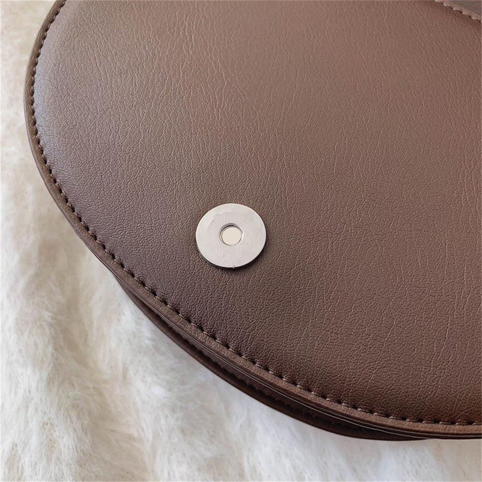 Stijlvolle saddle crossbody tas voor dames – Solea Saddle - Glamorix