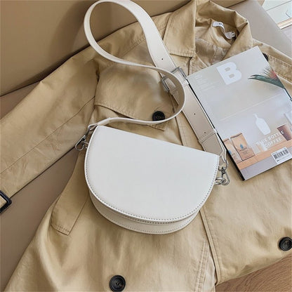 Stijlvolle saddle crossbody tas voor dames – Solea Saddle - Glamorix