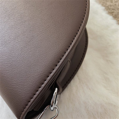 Stijlvolle saddle crossbody tas voor dames – Solea Saddle - Glamorix