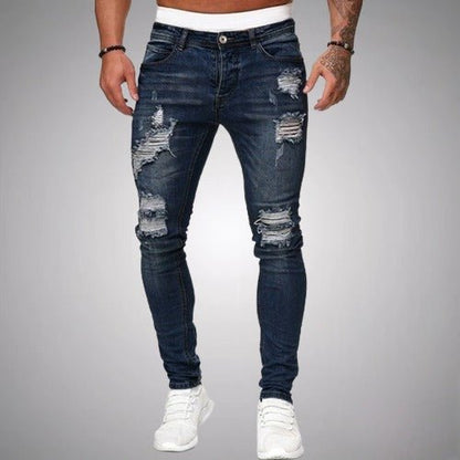MARCUS - Heren jeans met unieke twisted slim-fit pasvorm