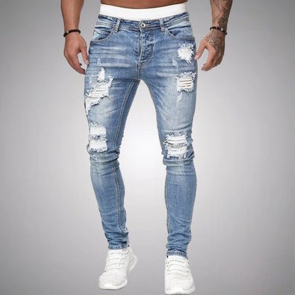 MASON - Heren jeans met verwrongen slim-fit pasvorm