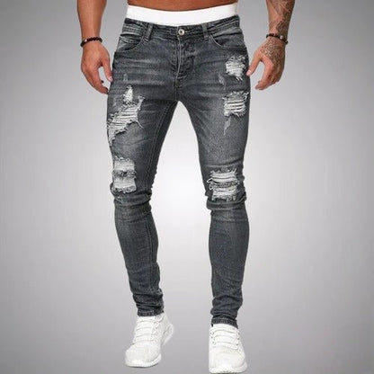 MARCUS - Heren jeans met unieke twisted slim-fit pasvorm