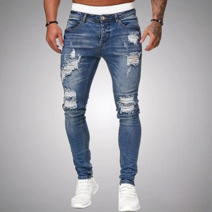 MARCUS - Heren jeans met unieke twisted slim-fit pasvorm