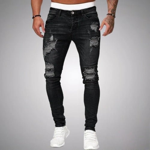 MARCUS - Heren jeans met unieke twisted slim-fit pasvorm