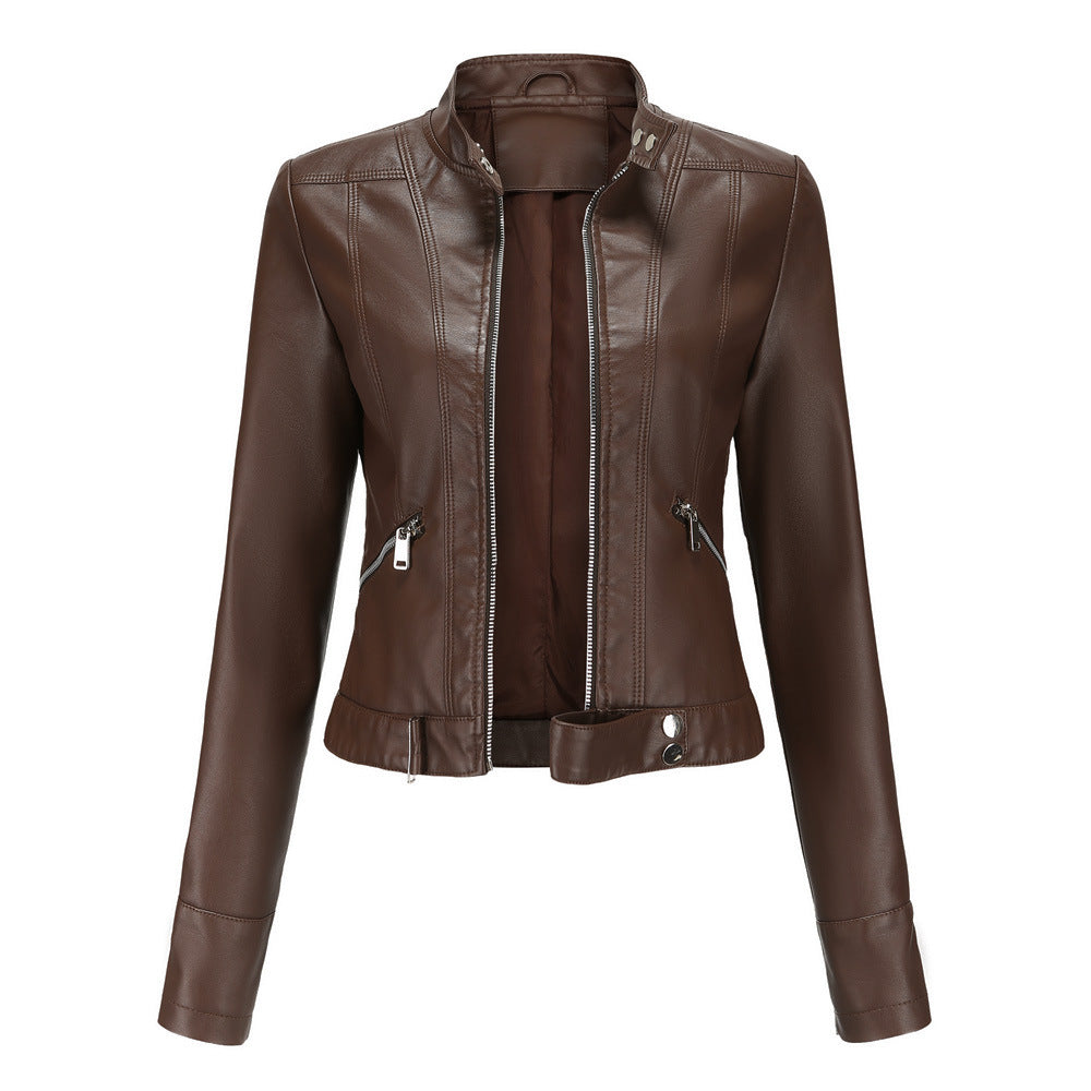 RAVEN - Faux-leren moto jas voor dames met een stoere uitstraling