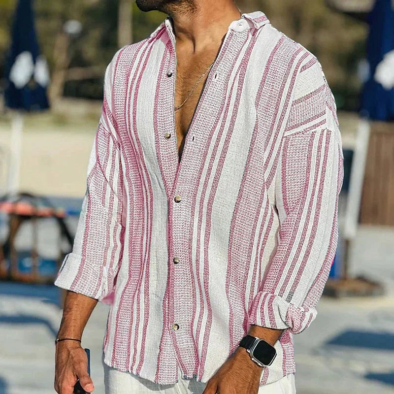 Danny - Herenshirt met lange mouwen - Glamorix
