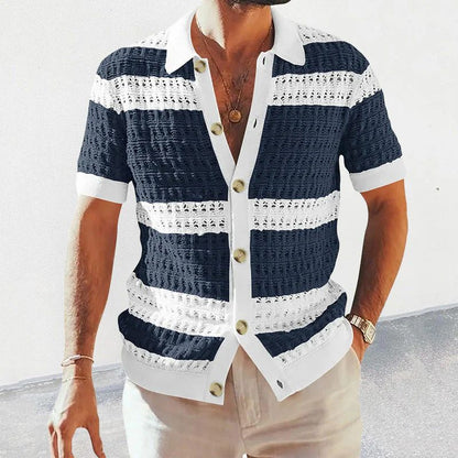 Stijlvol Heren Poloshirt met Knopen – LUMERO