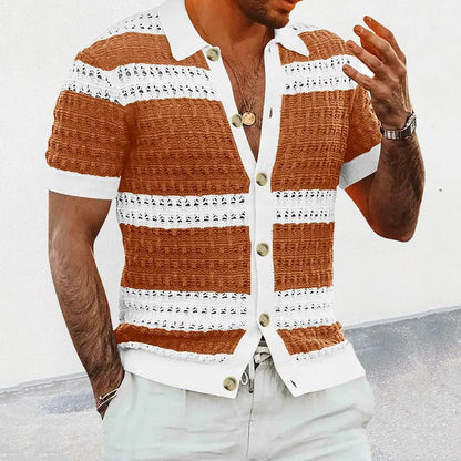 Stijlvol Heren Poloshirt met Knopen – LUMERO