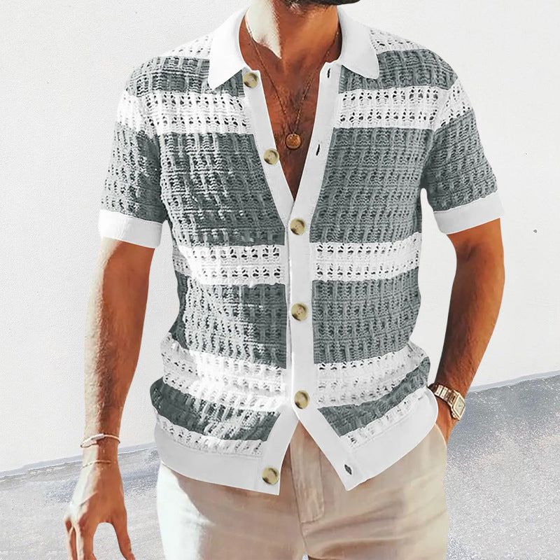 Stijlvol Heren Poloshirt met Knopen – LUMERO