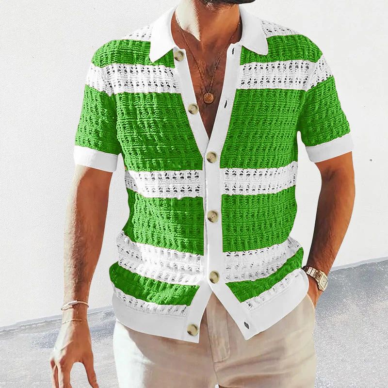 Stijlvol Heren Poloshirt met Knopen – LUMERO