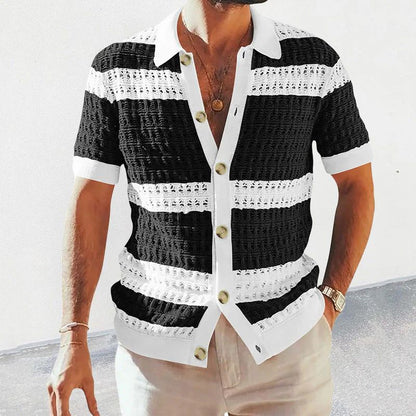 Stijlvol Heren Poloshirt met Knopen – LUMERO