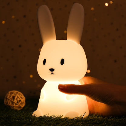 Touch LED Nachtlicht Wandklok - Perfect voor kinderkamers