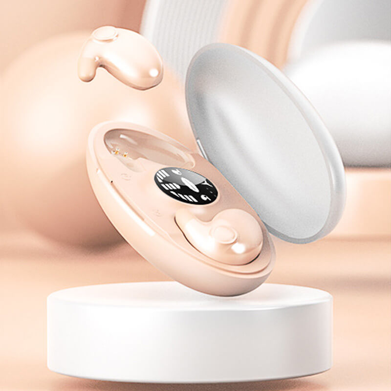 Onzichtbare draadloze slaap oordopjes met Bluetooth en IPX5 – SOMNIA SleepBuds - Glamorix