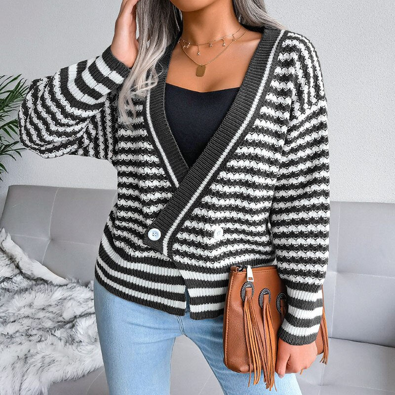 PATTERNGRACE - Stijlvol Damesvest met Uniek Patroon