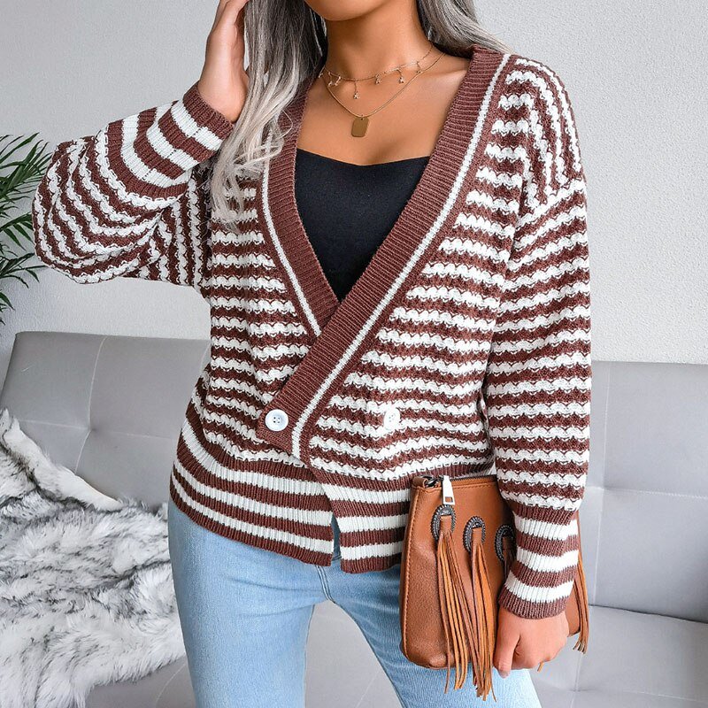 PATTERNGRACE - Stijlvol Damesvest met Uniek Patroon
