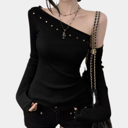 SOFIA - Off-shoulder top voor dames met een elegante uitstraling