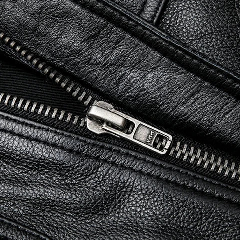 MACK – Heren leren jas met stoere uitstraling en moderne pasvorm - Glamorix